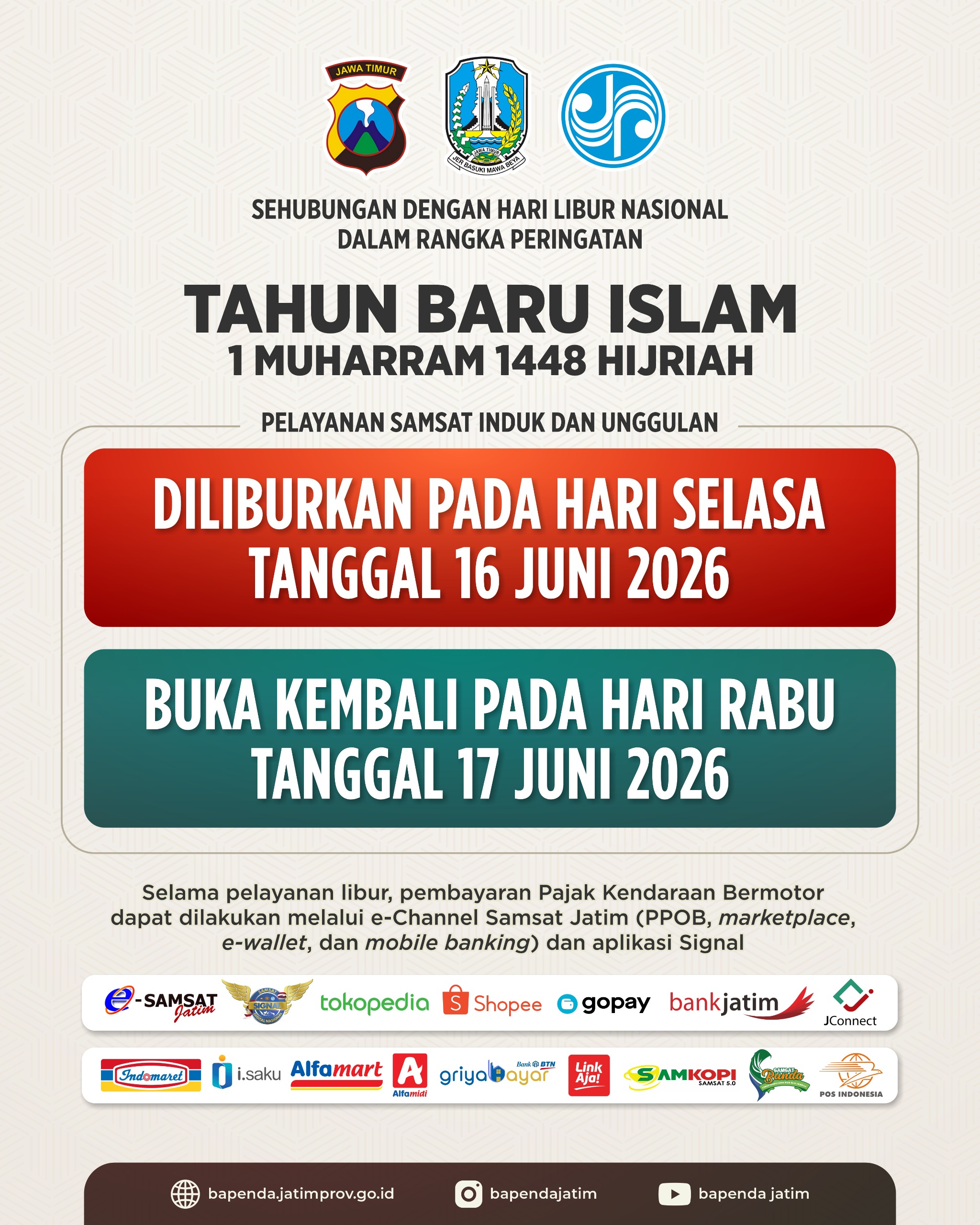 Peringatan Tahun Baru Islam 1 Muharram 1488 Hijriah
